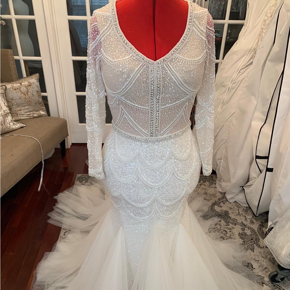 Mermaid Wedding Dress Beaded